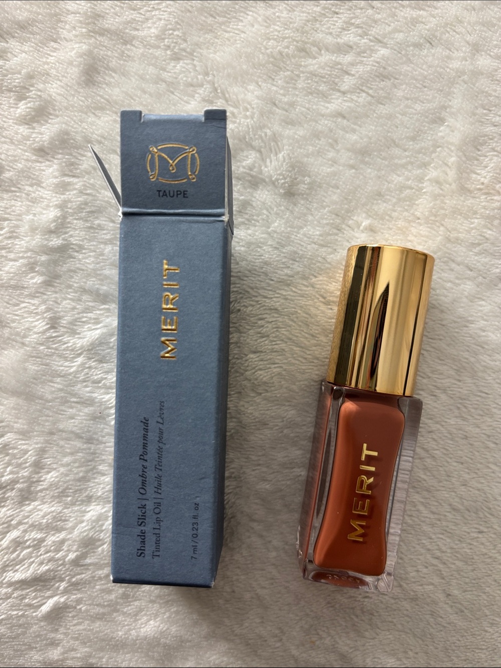 Merit Shade Slick Hydrating Tinted Lip Oil (Taupe)